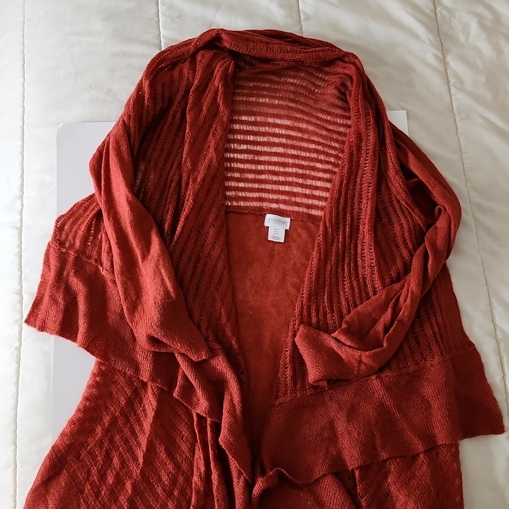 Motherhood Maternity Sparkly Maroon Sweater, Size Large